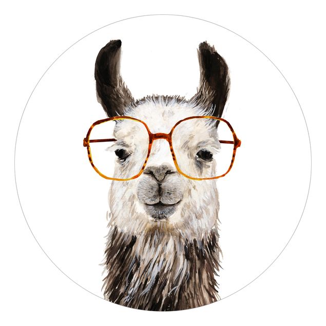 Dyre tapet Hip Lama With Glasses IV