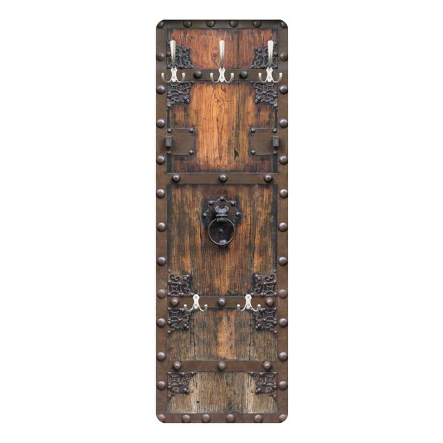 Knagerækker brun Historical Wooden Door