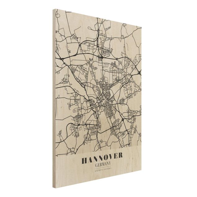 køkken dekorationer Hannover City Map - Classic