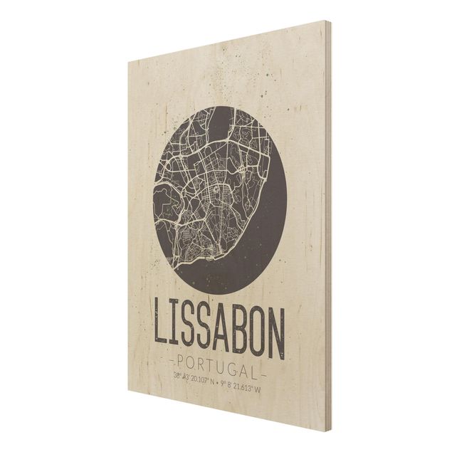 Billeder Lisbon City Map - Retro