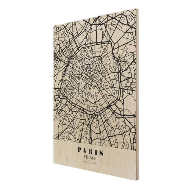 Billeder Paris City Map - Classic