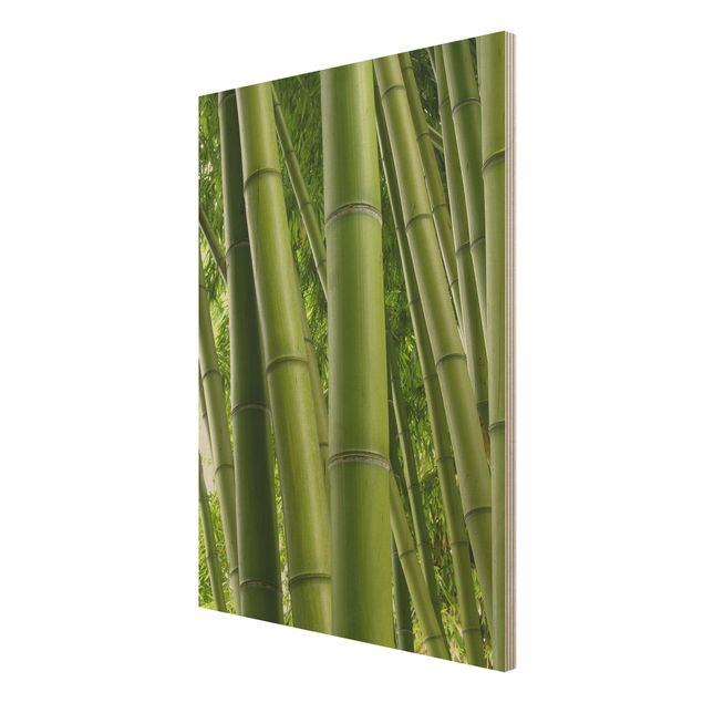 Prints på træ landskaber Bamboo Trees No.1