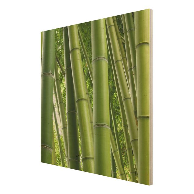 Prints på træ landskaber Bamboo Trees No.1