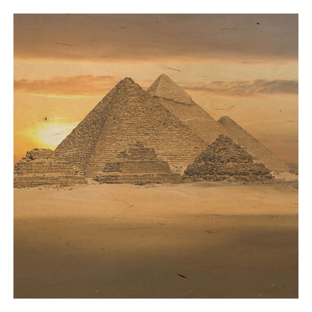 Prints på træ landskaber Dream of Egypt