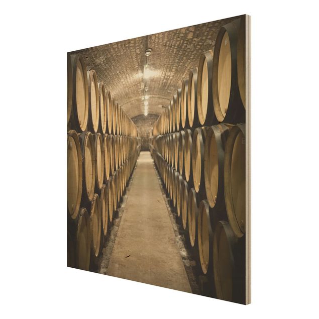 Prints på træ Wine cellar