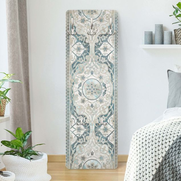 Knagerækker mønstre Wood Panels Persian Vintage I