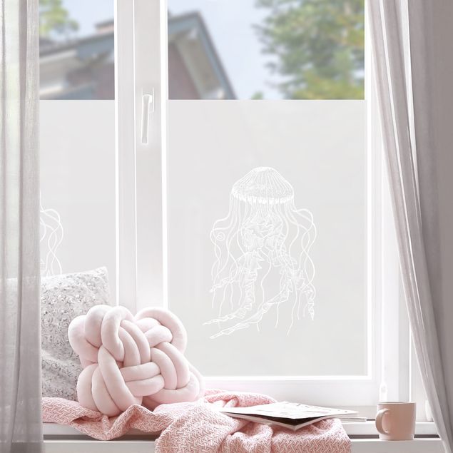 Beskyttelsesfolier Illustration Jellyfish