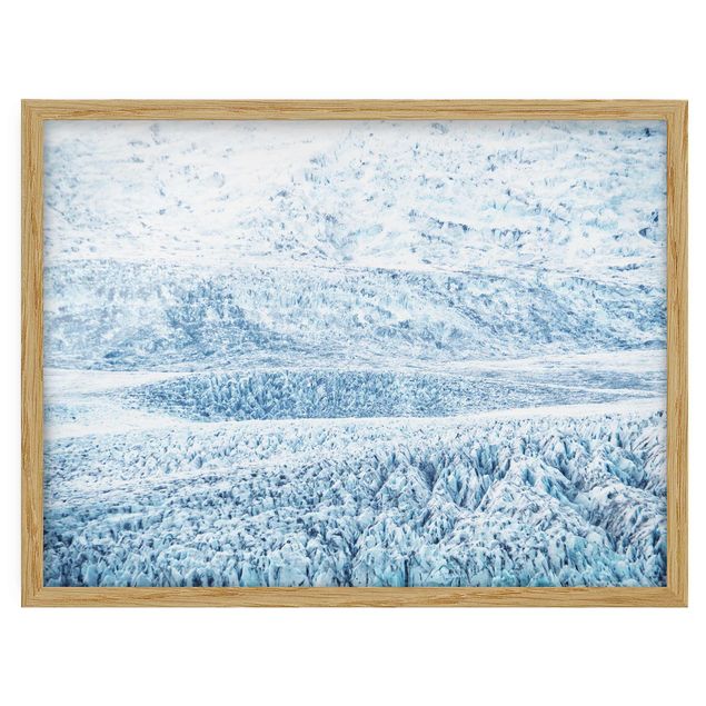 Billeder natur Icelandic Glacier Pattern