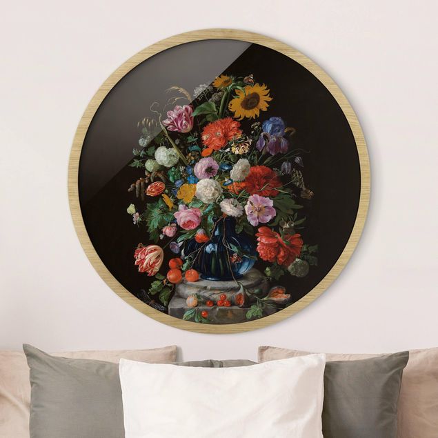 Kunst stilarter Jan Davidsz De Heem - Glass Vase With Flowers