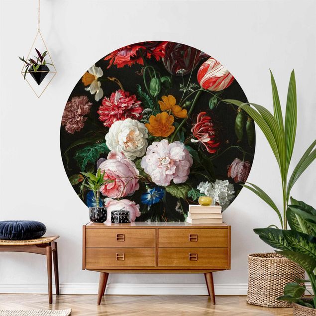 Kunst stilarter Jan Davidsz De Heem - Still Life With Flowers In A Glass Vase