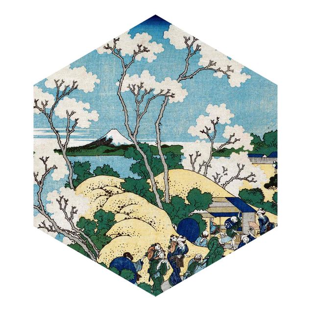 Moderne tapet Katsushika Hokusai - The Fuji Of Gotenyama
