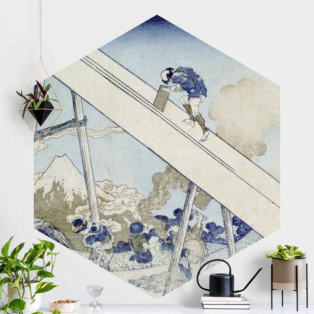 køkken dekorationer Katsushika Hokusai - In The Totomi Mountains