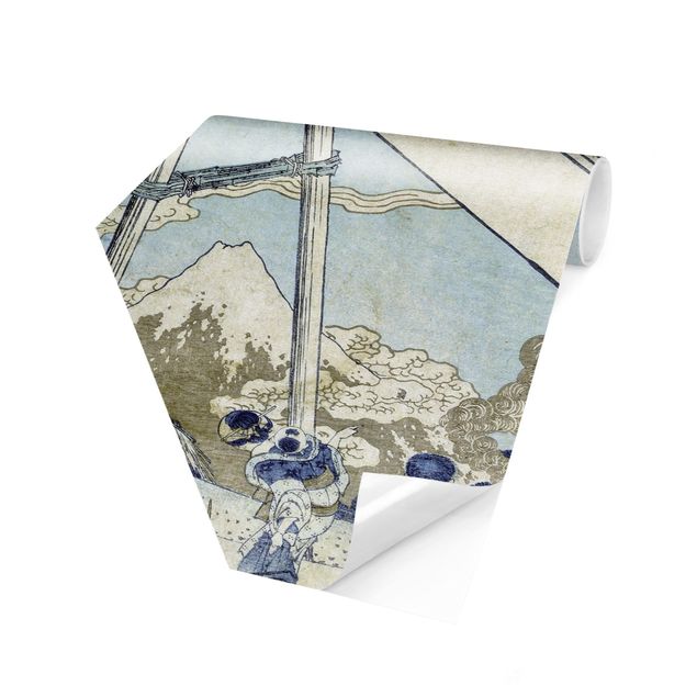 Tapet vintage Katsushika Hokusai - In The Totomi Mountains