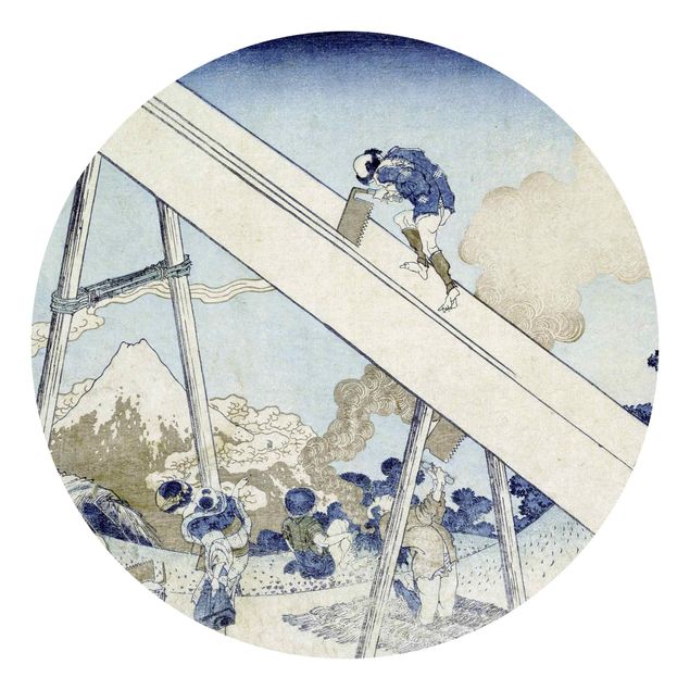 Tapet moderne Katsushika Hokusai - In The Totomi Mountains