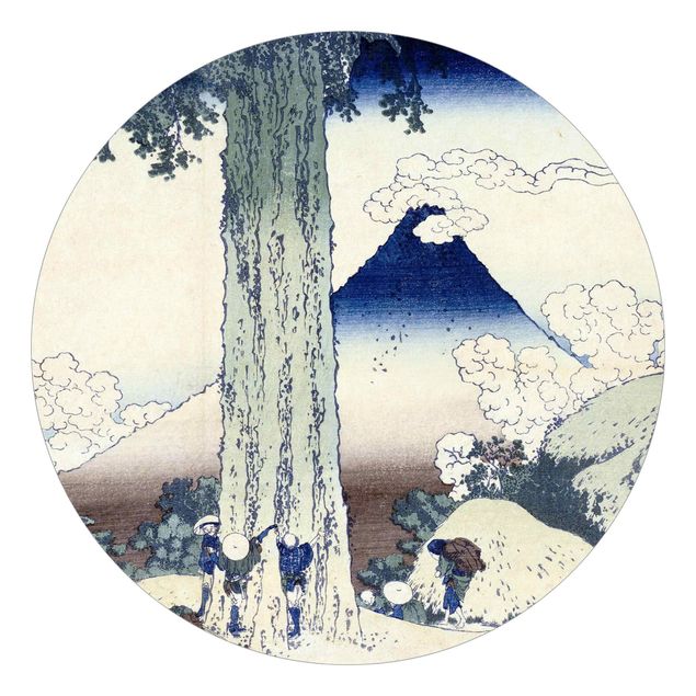Fototapet arkitektur og skyline Katsushika Hokusai - Mishima Pass In Kai Province