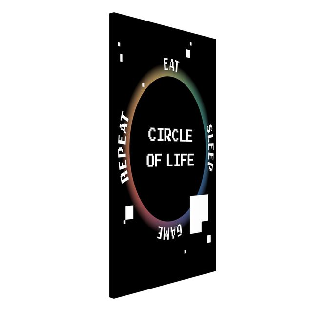 Magnettavler ordsprog Classical Video Game Circle Of Life