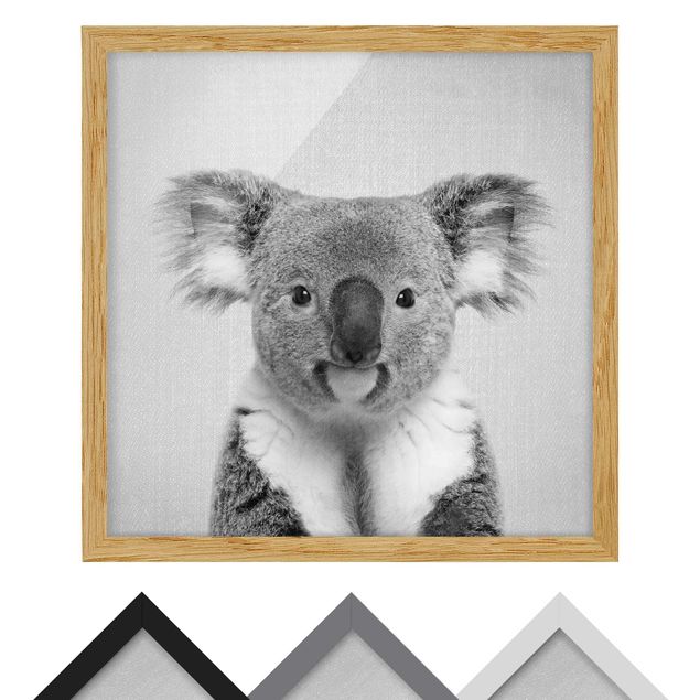 Billeder Gal Design Koala Klaus Black And White
