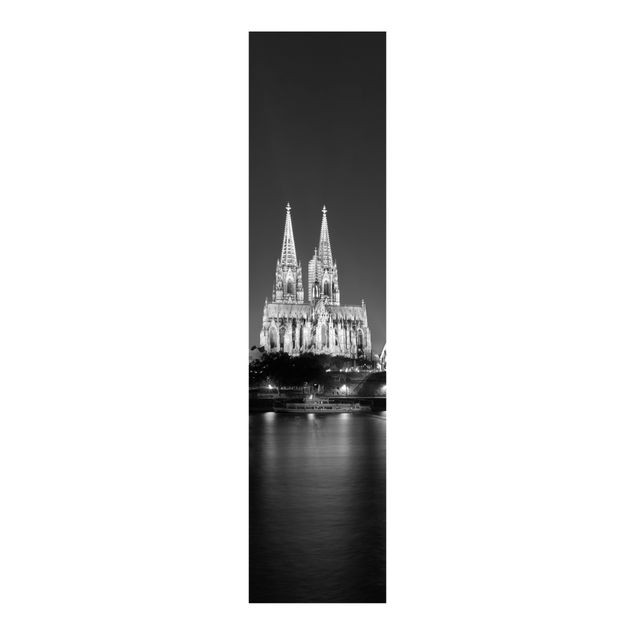 Panelgardiner arkitektur og skyline Cologne At Night II