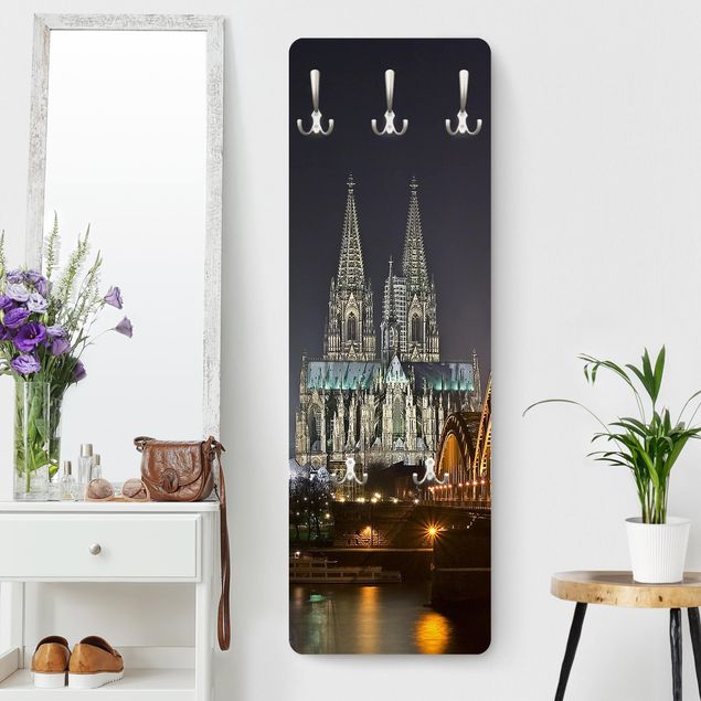 Knagerækker arkitektur og skyline Cologne Cathedral