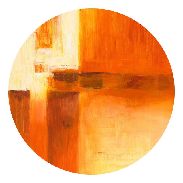 Billeder Petra Schüssler Composition In Orange And Brown 01