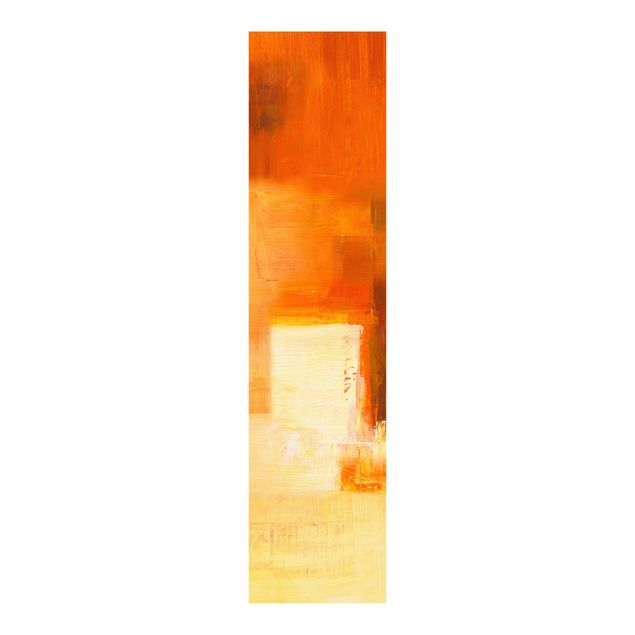 Panelgardiner abstrakt Composition In Orange And Brown 03