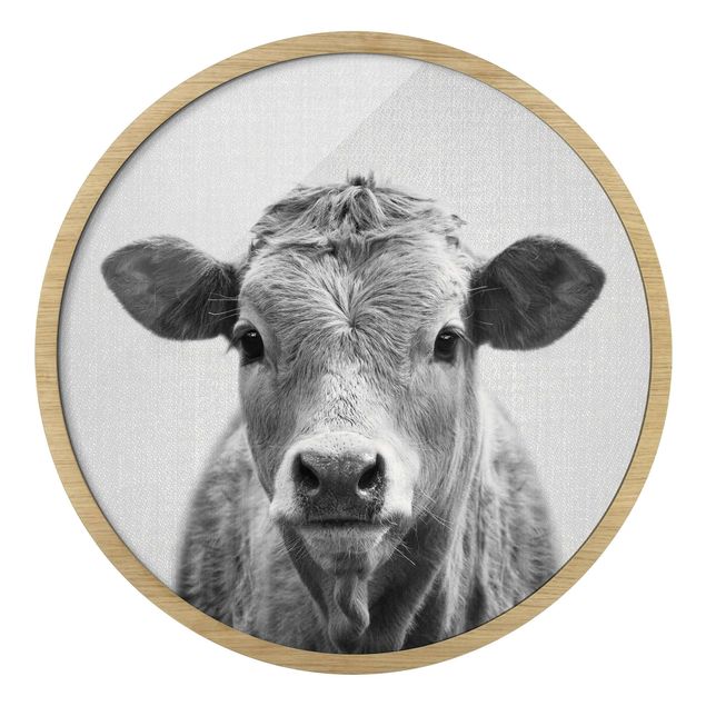 Billeder moderne Cow Kathrin Black And White