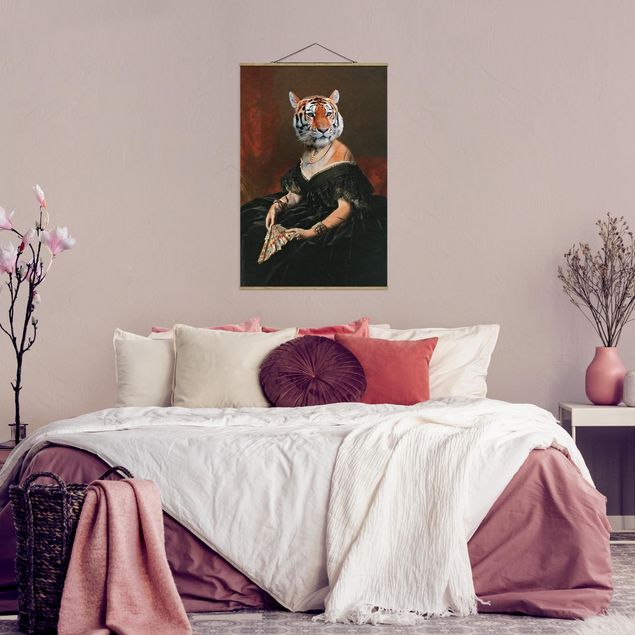 Billeder kunsttryk Lady Tiger