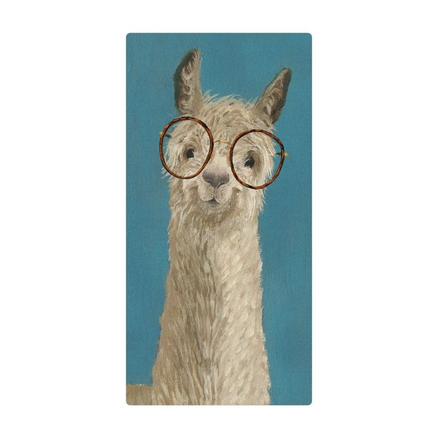 Tæpper Lama With Glasses I