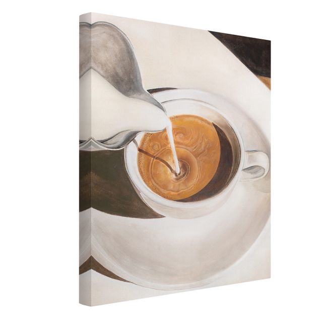 Billeder på lærred kaffe Latte Art