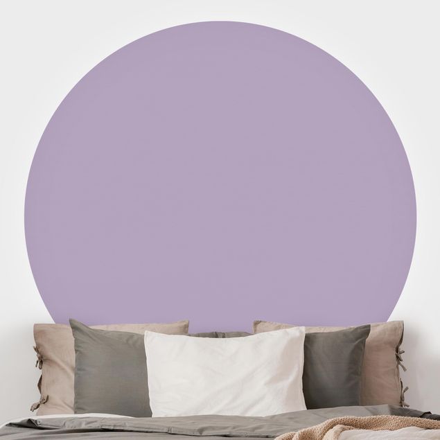 Runde Tapete selbstklebend - Lavendel