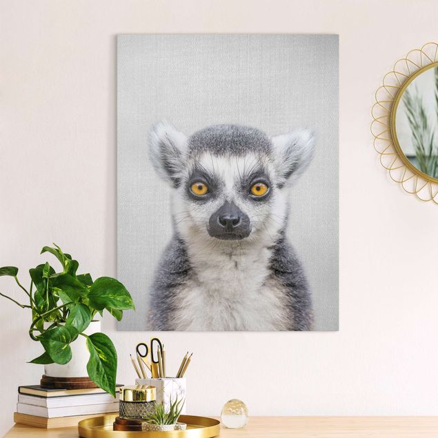 Billeder på lærred aber Lemur Ludwig