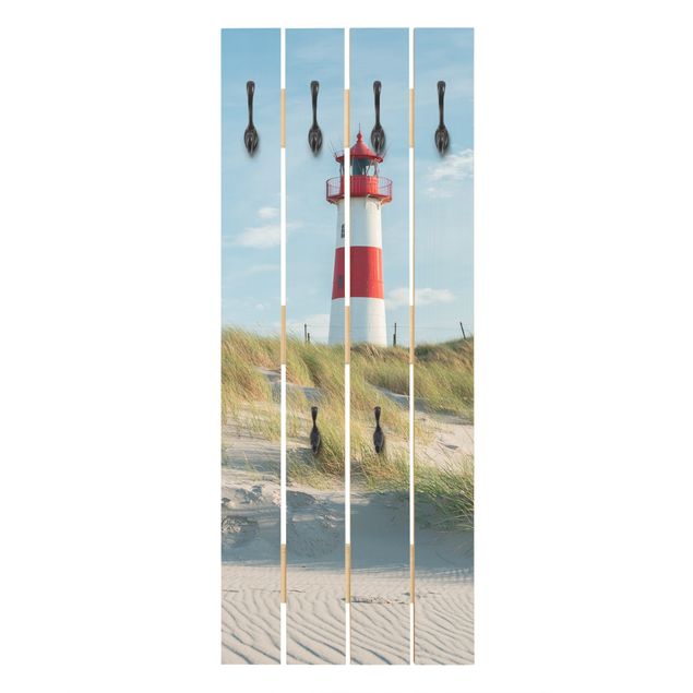 Knagerækker Lighthouse At The North Sea