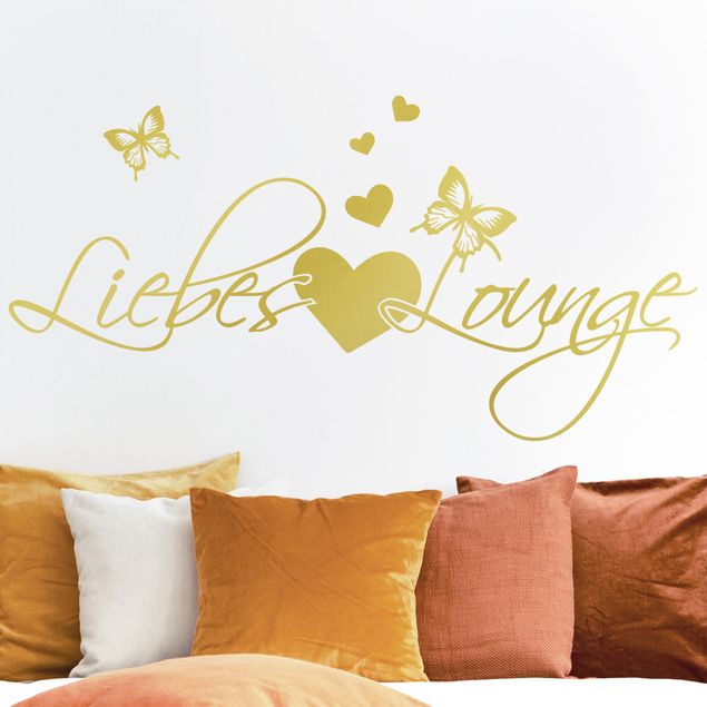 Wallstickers ordsprog Liebes Lounge