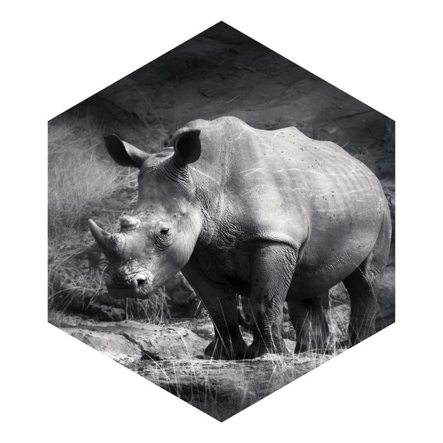 Tapet Lonesome Rhinoceros