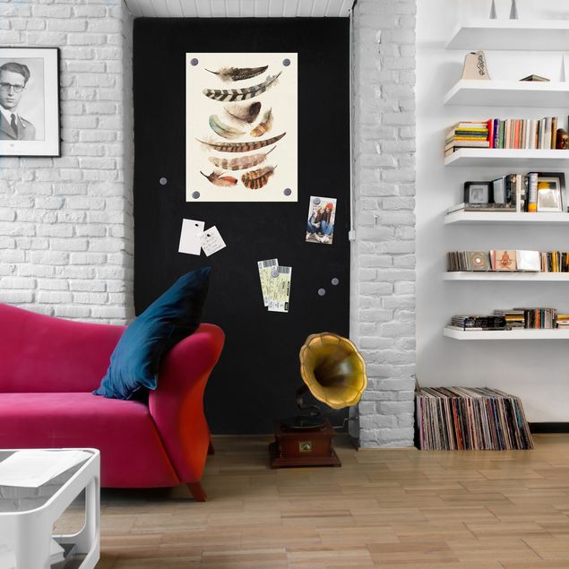 Selvklæbende folier sort Magnetic Blackboard self-adhesive - Home Office