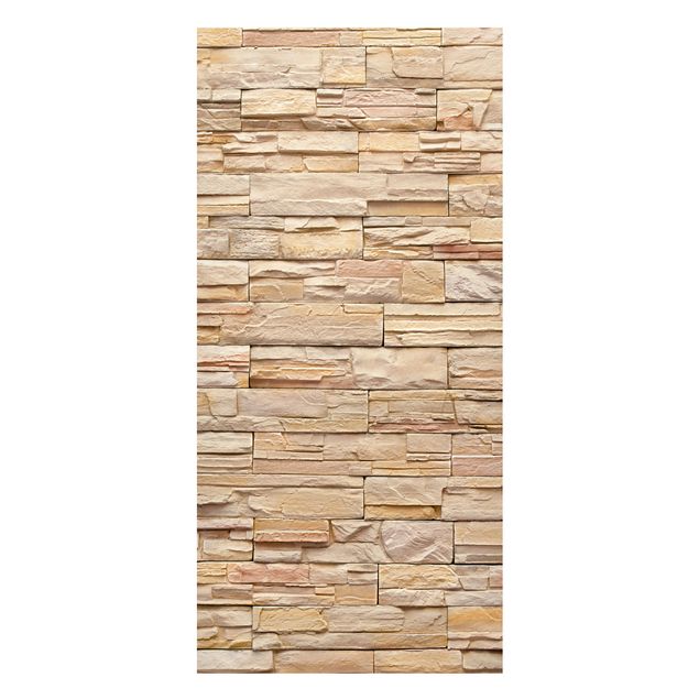 3D billeder Asian Stonewall - High Bright Stonewall Made Of Cosy Stones