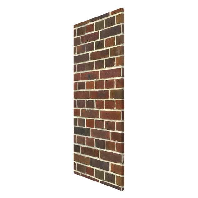 3D billeder Brick Wallpaper London Maroon
