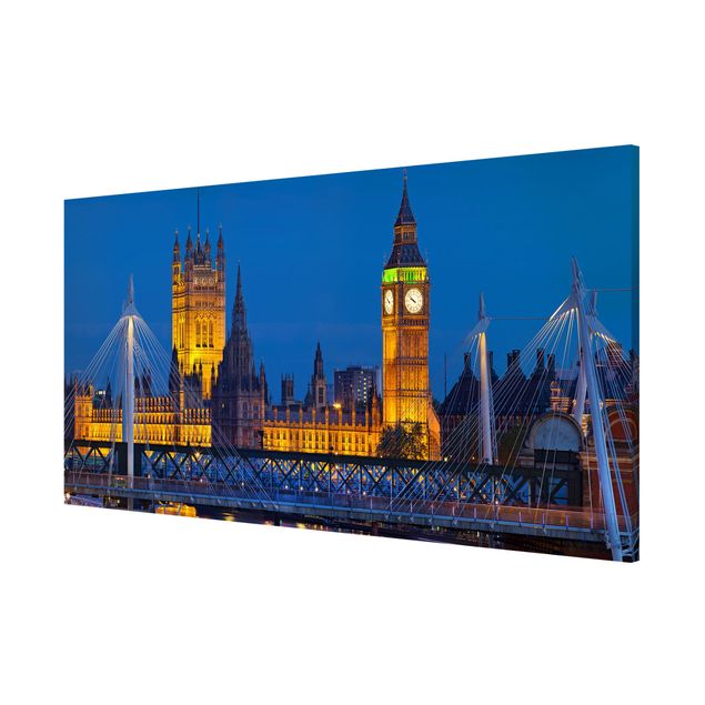 Billeder arkitektur og skyline Big Ben And Westminster Palace In London At Night