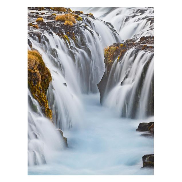 Billeder landskaber Brúarfoss Waterfall In Iceland