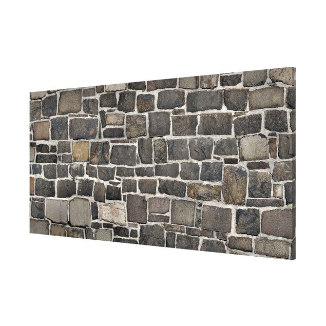 Magnettavler stenlook Quarry Stone Wallpaper Natural Stone Wall