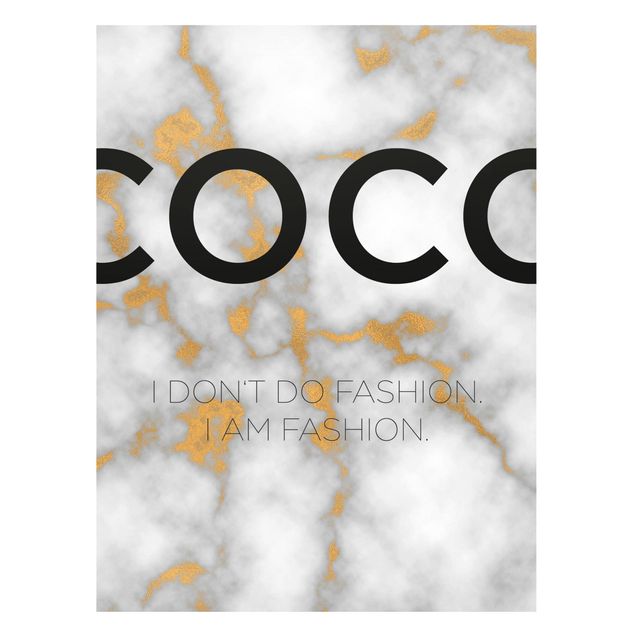 Magnettavler ordsprog Coco - I Dont Do Fashion