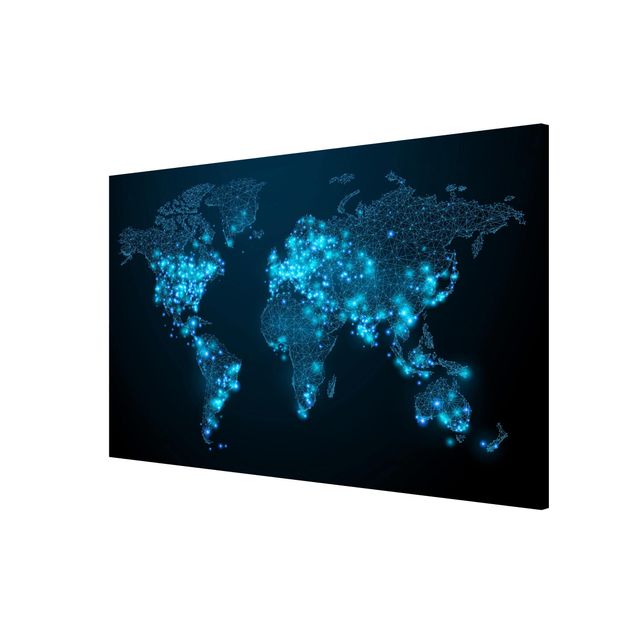 Billeder verdenskort Connected World World Map