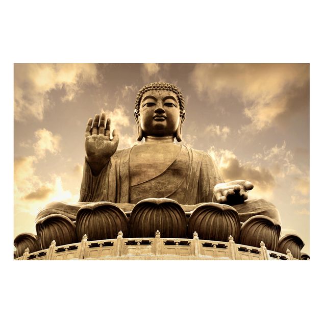 Billeder arkitektur og skyline Big Buddha Sepia