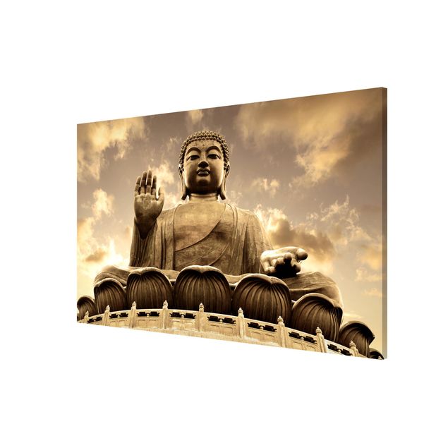 Billeder spirituelt Big Buddha Sepia