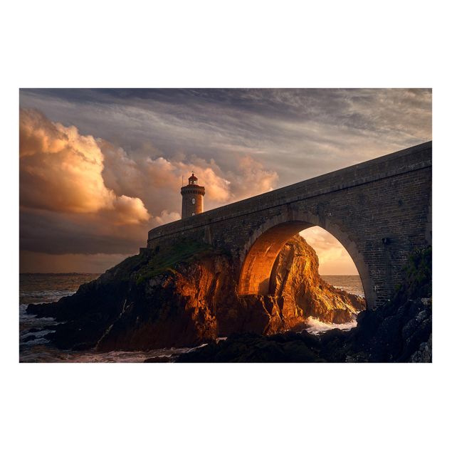 Billeder landskaber Lighthouse At The Bridge