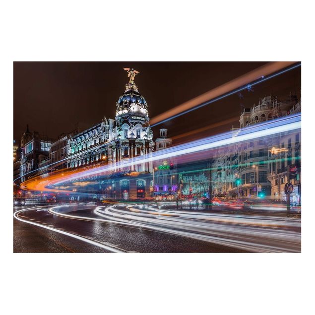 Billeder arkitektur og skyline Madrid Traffic