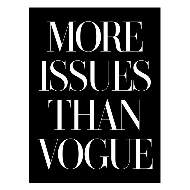 Magnettavler ordsprog More Issues Than Vogue