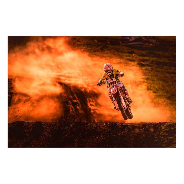 Billeder landskaber Motocross In The Dust