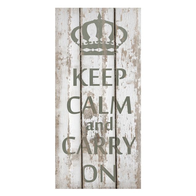 Magnettavler ordsprog No.RS183 Keep Calm And Carry On