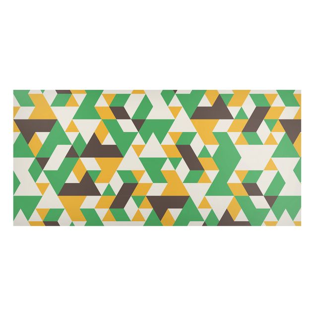 Billeder mønstre No.RY34 Green Triangles